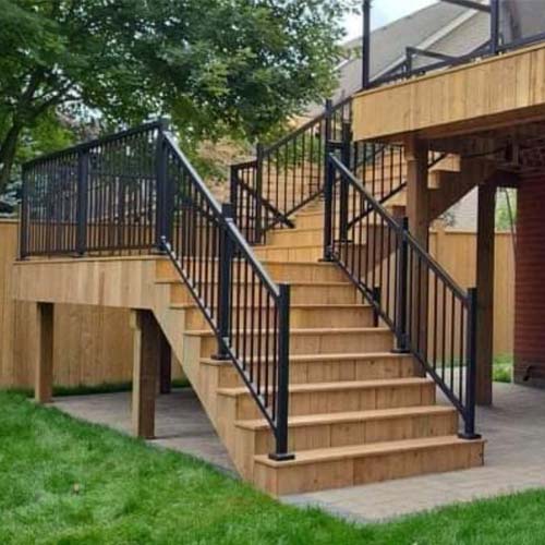 Custom Carpentry Deck and Stairs We Built in Hamilton Ontario